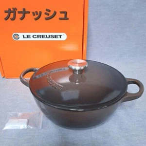Le Creuset Marmite 18cm Ganache (Chocolate Brown) Good condtion 2503TY - Picture 1 of 10