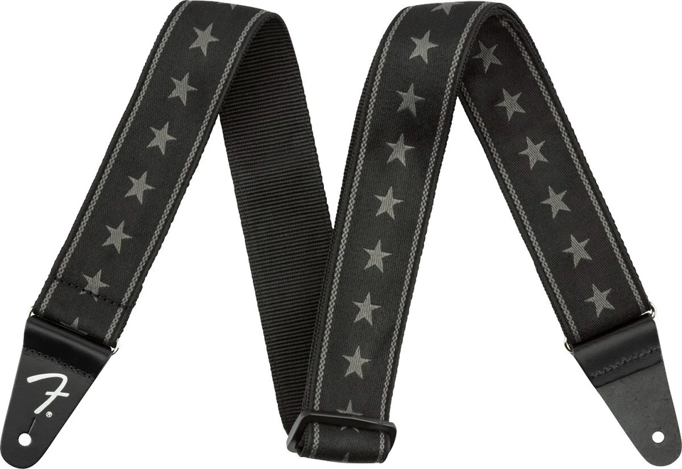 Fender 0990615004 Nylon Stars and Stripes Strap Black/grey