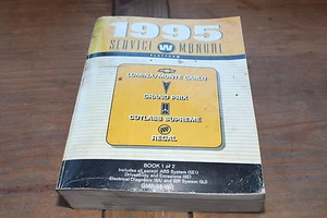 GM Mid Size 1995 Shop Service Manual Lumina Grand Prix Monte Carlo Cutlass Regal - Picture 1 of 8