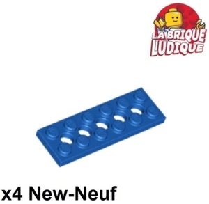 Lego Technic 4x Platte Platte 5 Loch Löcher 2x6 blau/blue 32001 NEU - Bild 1 von 1