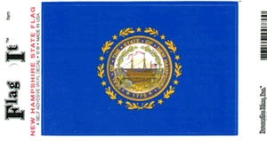 New Hampshire - Staatsflagge Aufkleber - Bild 1 von 1