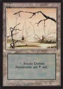 Swamp (DE, #299) Foreign Black Border German LP MTG - Picture 1 of 1