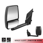 Left Driver Side Manual Fold Tow Mirror For 2003-2017 Chevy Express Savana Van