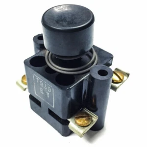 9001-GO1 Operatore a pulsante quadrato D nero - Foto 1 di 1