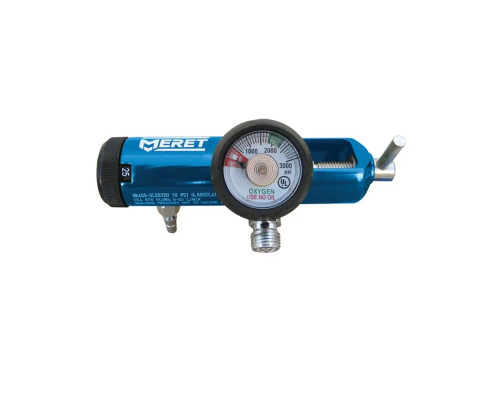 NEW Meret Standard 02 Regulator Oxygen Equipment Regulators