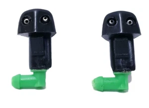 Set 2 Windshield Washer Nozzle Front L/R Dual Holes Fits: Honda Civic 1998-1991 - Picture 1 of 1