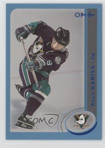2002-03 Topps O-Pee-Chee Blue /500 Paul Kariya #8 HOF