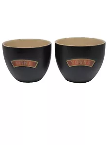 Baileys Irish Cream Mine And Yours Porcelain Cup Lot of 2 Excellent - Picture 1 of 4