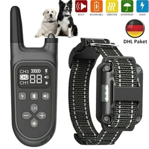 Hund Ausbildung Erziehungshalsband Fernbedienung Training Anti Bell Halsband DHL - Bild 1 von 16