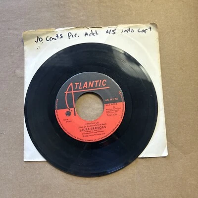 Laura Branigan Gloria/Living A Lie 1982 Atlantic Records 45 - Image 1 of 4