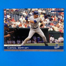 Carlos Beltran 2004 Donruss Card #126 MLB Kansas City Royals