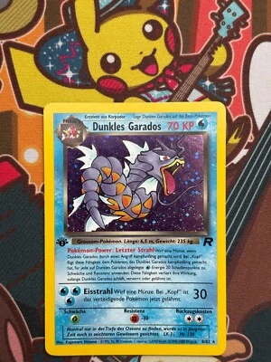 Dunkles Garados 1 Edition 8/82 Team Rocket deutsch Pokemon Karten NM - Bild 1 von 4