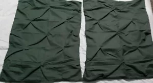 4 -- Grün Kissenbezug Plissee Kissenbezüge 26"x 20" NEU Offener Karton KOSTENLOSER VERSAND - Bild 1 von 4