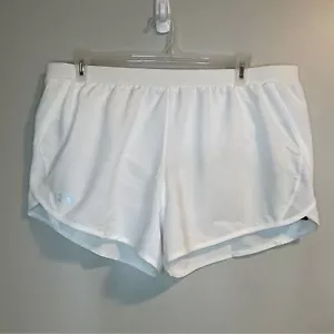 Under Armour NWT White Loose Fit Heatgear Running Shorts Size XXL - Picture 1 of 4