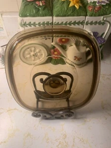 Corning Ware Pyrex Amber Replace Lid A-9-C Amber NEW - Picture 1 of 1