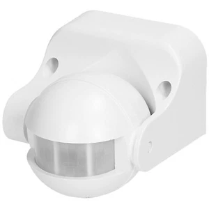 SENSORE DI MOVIMENTO RILEVATORE PRESENZA CREPUSCOLARE INFRAROSSI 180 BIANCO - Bild 1 von 5