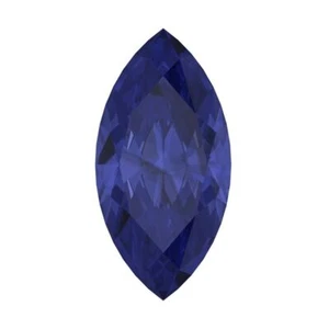 0.5 to 2.5 ct Marquise Cut Simulated Blue Tanzanite September Birthstone - Picture 1 of 17