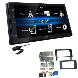 JVC 2 DIN Autoradio Bluetooth für Mercedes Benz SLK 2004-2011 inkl Canbus - Bild 1 von 5