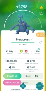 Pokémon GO - Heracross (South American Regional) Trade - Bild 1 von 2