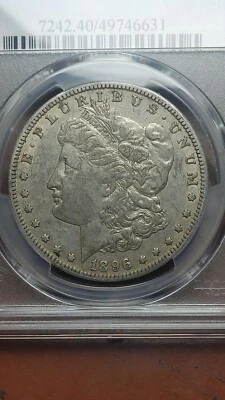 1896 O Morgan Silver Dollar $1 PCGS XF40  Original XF Very PQ               4550 - Image 1 of 4