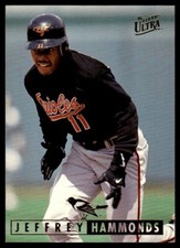 1995 Fleer Ultra #3 Jeffrey Hammonds Baltimore Orioles