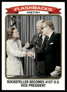 2023 Topps Heritage News Flashbacks Nelson Rockefeller G63 #NF-10