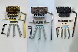 Floyd Rose Double Locking Tremolo System Bridge Chrome, Black, Gold New - Picture 1 of 16