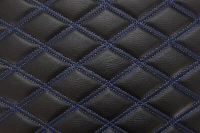 Tecido de estofamento de carro vinil acolchoado duplo couro sintético | 2"x3" - 5x8cm 55" SBY - Imagem 1 de 4