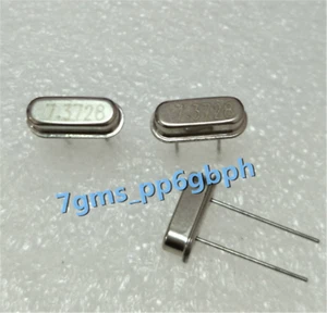 1 PCS NEW Quartz crystal with two feet 7.3728M HC-49S passive clock crystal - Picture 1 of 2
