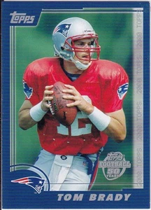 TOM BRADY Topps ROOKIE Throwbacks DRAFT PICK INSERT CARD NFL Football PATRIOTS - Picture 1 of 1