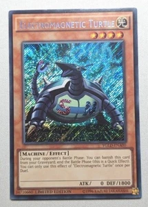 Yugioh Electromagnetic Turtle YGLD-ENA00 Secret Rare Limited Edition - LP - Picture 1 of 1