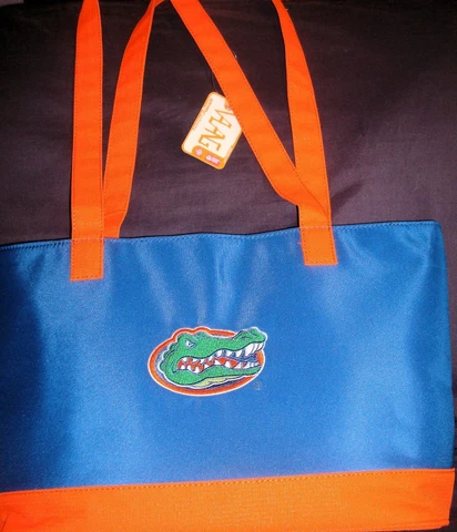 NCAA Florida Gators Women's Purse Blue with Orange Shoulder Straps NEW Cover
