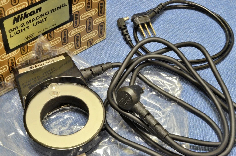 Vintage NOS Nikon Speedlight SM2 Macro Ring Light F/close-up bellows photography - Image 1 of 4