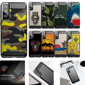 Case For [Samsung S21/ S21 5G][Flex TPU Fiber SET5] Matte Black Flexible - Picture 1 of 89