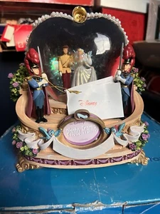 Disney Cinderella Wedding Musical Snow Globe So this is Love Vintage - Picture 1 of 10