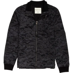 EZEKIEL Black WHAMO CAMO Quilt INSULATED JACKET Coat CAMOUFLAGE Mens size MEDIUM - Picture 1 of 3