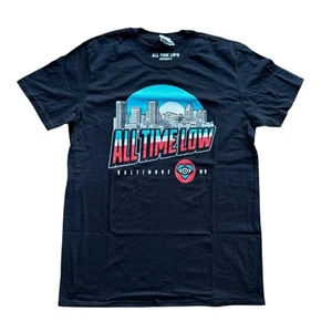 All Time Low Band Merch Men's Black Graphic T-Shirt Size Large - Picture 1 of 5