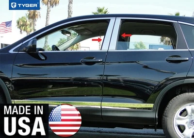 TYGER For 2012-2015 Honda CRV 4PC Stainless Steel Chrome Pillar Post Trim - Изображение 1 из 4