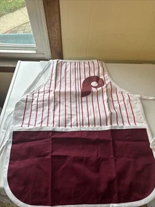 Delantal de barbacoa ligero Philadelphia Phillies Nuevo de Lote Antiguo - Imagen 1 de 3
