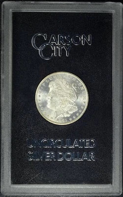 1881-CC  GSA MORGAN DOLLAR  *  Box and COA  *  Carson City Mint  *  #1 - Image 1 of 4