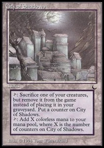 City of Shadows - Medium Play MTG The Dark - Picture 1 of 1