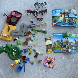 Playmobil Country Starter Pack set of 2-- 70501 and 71239 (used) pony farm - Picture 1 of 8