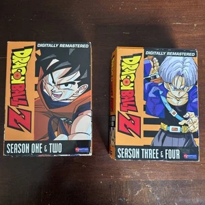 Dragon Ball Z Season 1-4 DVD Sets Anime Saiyans Goku - Picture 1 of 7