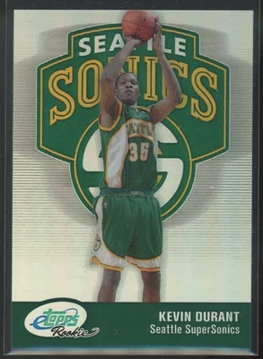2007-08 eTopps Kevin Durant #19 Rookie RC 23/1499 Seattle Sonics - Image 1 of 2