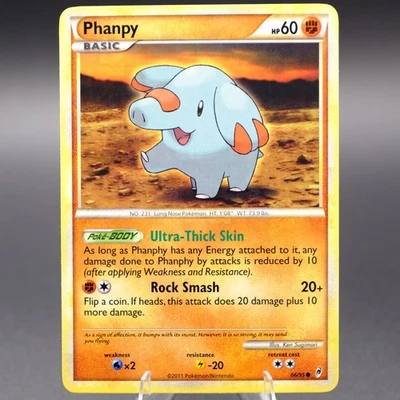 Phanpy 66/95 Normal Common Call of Legends Pokemon TCG LP-NM - Image 1 of 2
