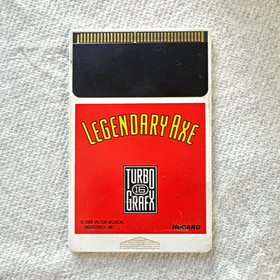 Legendary Axe (TurboGrafx-16 TG-16) Game HuCard 1989 Victor Musical Industries