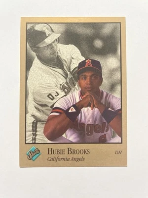 1992 Studio Baseball Card #142 Hubie Brooks Angels - Image 1 of 2