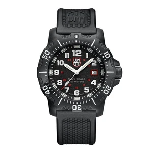 Luminox Navy SEAL 45 mm Military Dive Watch - Black Face Black Strap - Picture 1 of 9