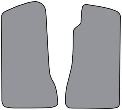 For 1968-1969 MG MGC Floor Mat 2pc (FM346F) 801 Black Cutpile - Image 1 of 4