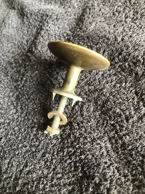 Pomolo Pomo Fisso Pomello in Ottone Bronzo  per Portone - Immagine 1 di 4